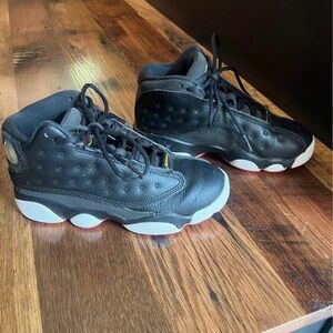 Black kids Air Jordan Sneakers size 13.5